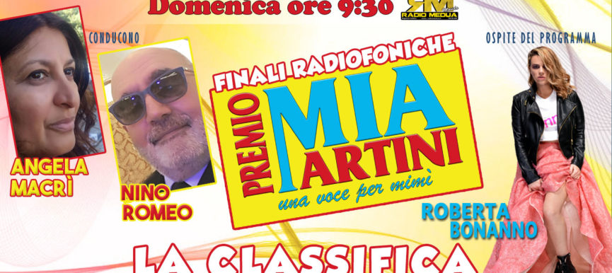 Domenica 15 Luglio prima classifica della settimana di UNA VOCE PER MIMI'