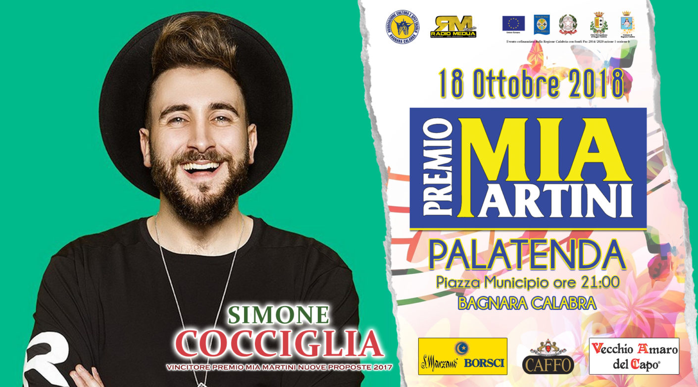 SIMONE COCCIGLIA al premio Mia Martini 2018