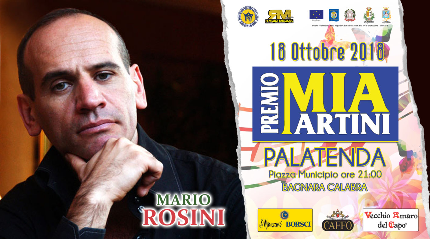 MARIO ROSINI al premio Mia Martini 2018