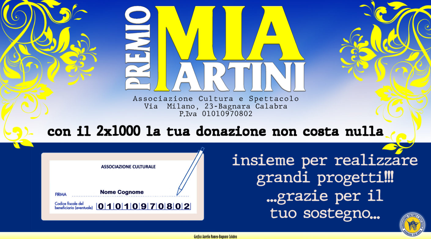 2x1000 per il Premio Mia Martini