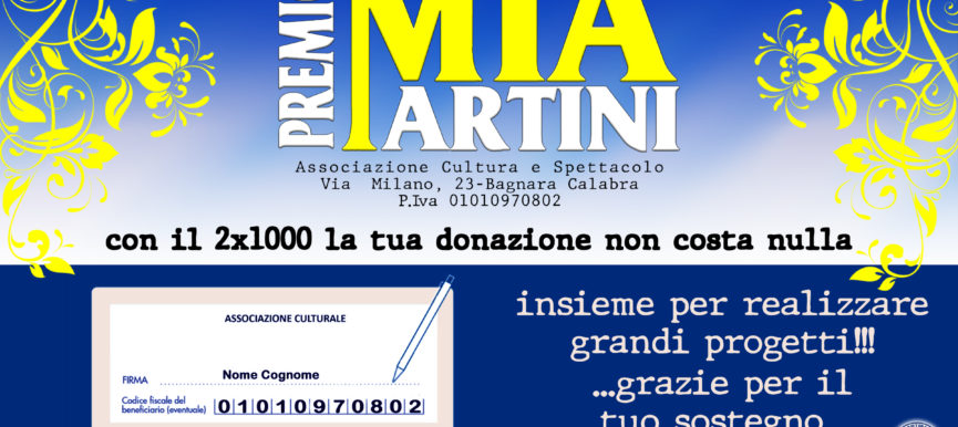 2x1000 per il Premio Mia Martini