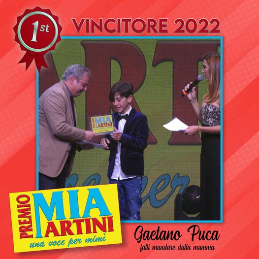 vincitore Premio Una Voce per Mimì 2022 - Gaetano Puca