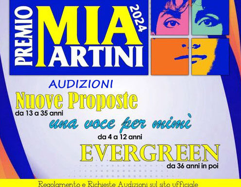 AUDIZIONI Premio Mia Martini 2024