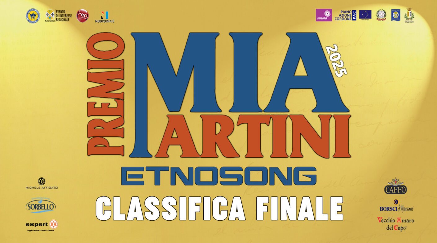 Ammessi ETNOSONG alla fase FINALE del prossimo Ottobre - Premio Mia Martini 2025
